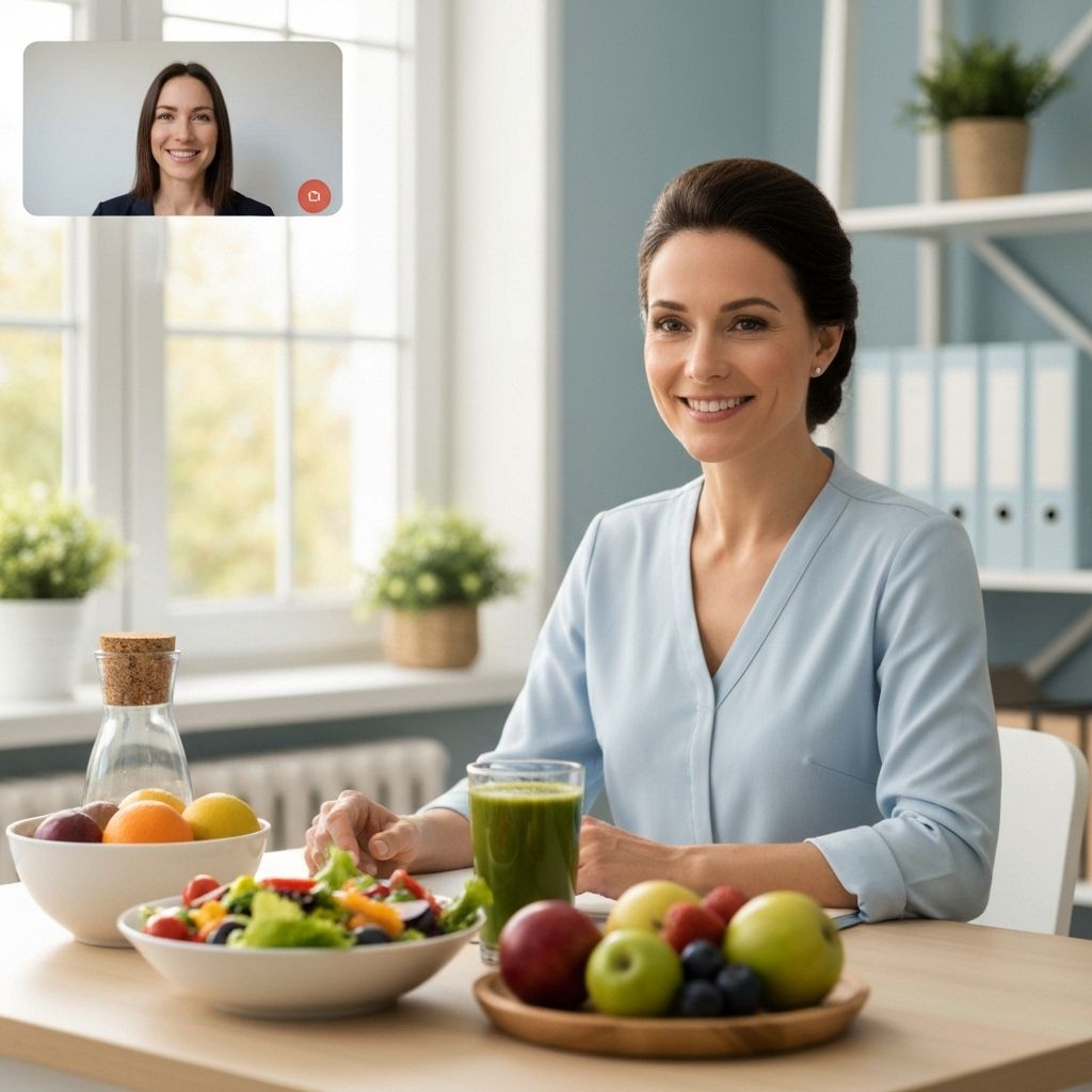 Consulta de nutrición en línea